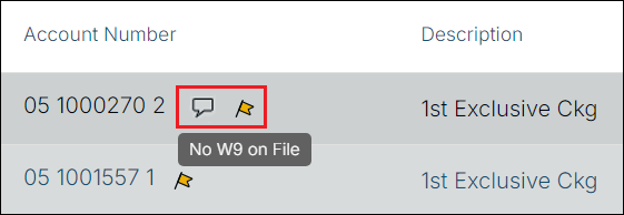 flag example with message, deposit