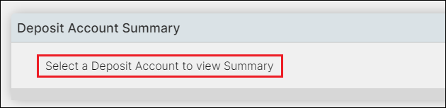 SelectDepositAccountExample
