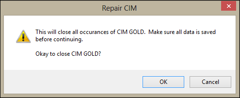 Repair CIM