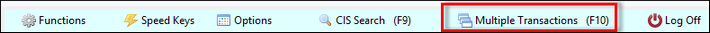 Multiple Transactions