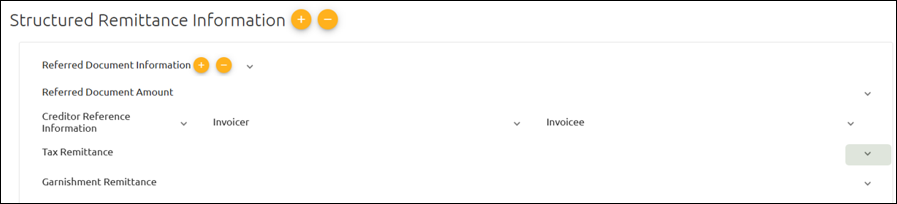 StructuredRemittanceInfo2