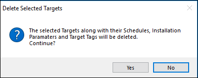 DeleteSelectedTargets