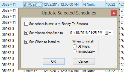 UpdateSelectedSchedulesDialog