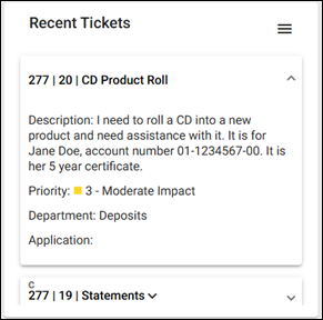 Details of Ticket #20 Details of Ticket #20